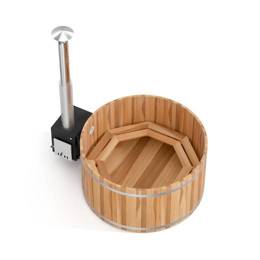 Luxurious handmade hot tub Kirami Premium Woody L.