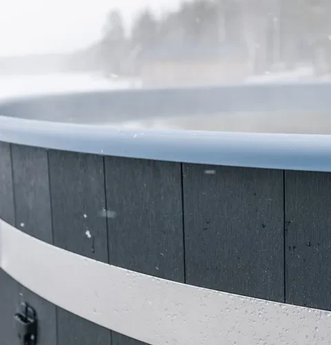 Hot tubs can also be used in the winter