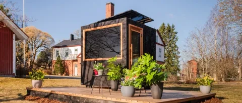 The Kirami FinVision® -sauna Zero outdoor sauna | Kirami