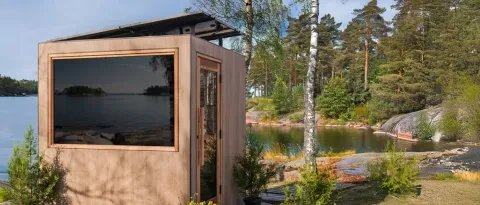The Kirami FinVision® -sauna Zero outdoor sauna | Kirami