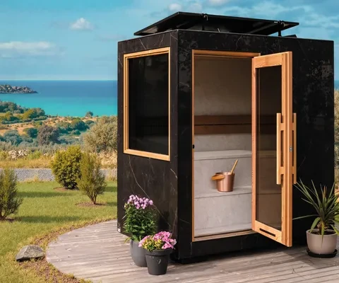 The Kirami FinVision® -sauna Zero outdoor sauna | Kirami