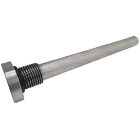 Magnesium anode rod to prevent corrosion of a heater.