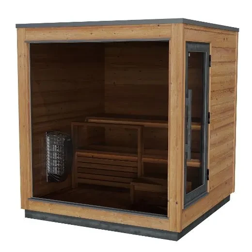 Kirami FinVision® -sauna M Nordic Dawn (Right) Spirit 9kW