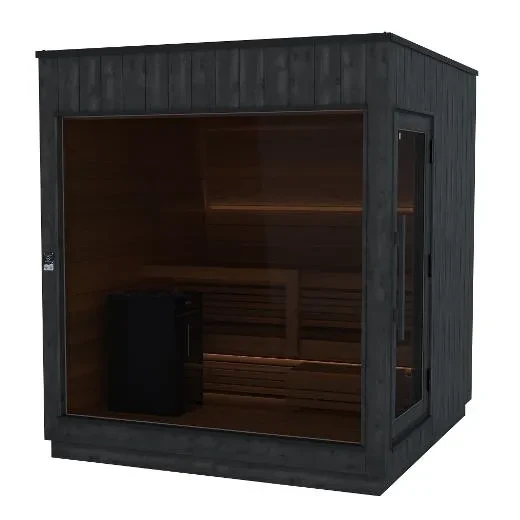 Kirami FinVision® -sauna Nordic misty, Harvia Virta Combi 10,8 kW electric heater