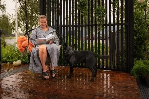 Kirami FinVision® -garden screen M for your garden!