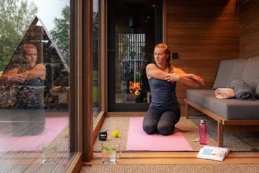 Kirami FinVision® -lounge XL, can be easily combined with other Misty modules