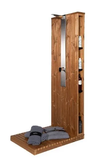 Kirami FinVision® -outdoor shower for the terrace