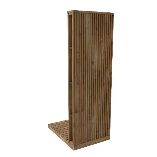 Kirami FinVision® -outdoor shower Misty for outdoor use