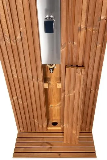 Kirami FinVision® -outdoor shower, ready-to-use module
