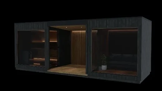 Kirami FinVision® -lounge M Misty, (Left) 1 door - Annex