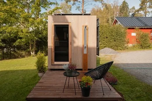 The pre-assembled patio makes installation easy and saves time.