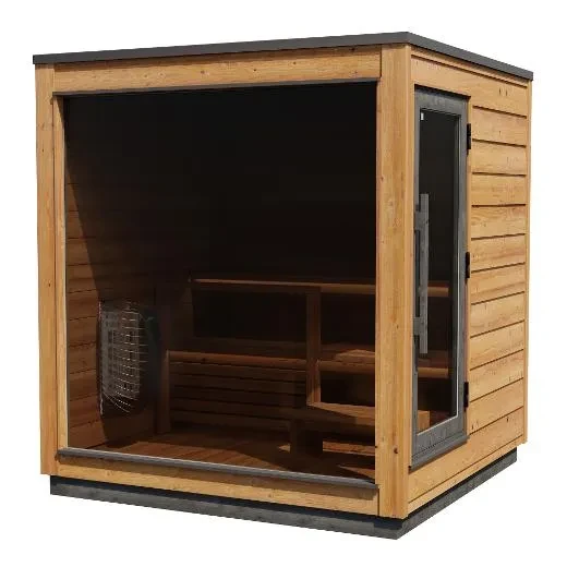 Kirami FinVision® -sauna M Nordic Dawn (Right) Spirit 9kW