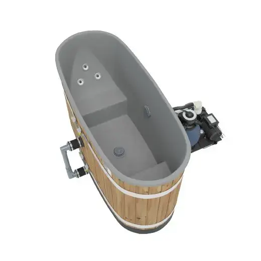 Premium Tiny Flow 2kW Thermowood, LightGray