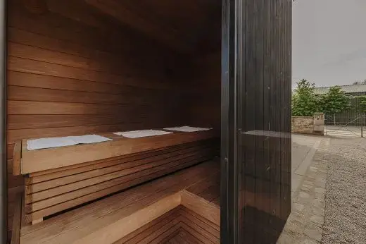 Escape the everyday and enjoy the heat in the Kirami FinVision® -sauna S Misty | Outdoor sauna