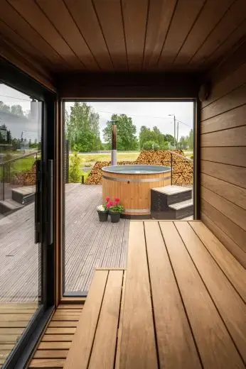 High-quality outdoor saunas | Kirami FinVision® -sauna S Misty