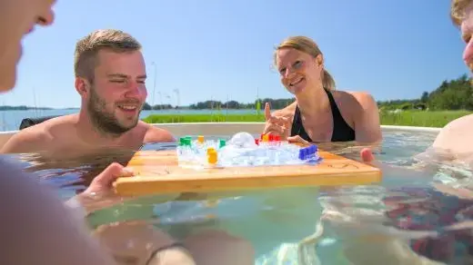 Premium Pearly M on a terrace