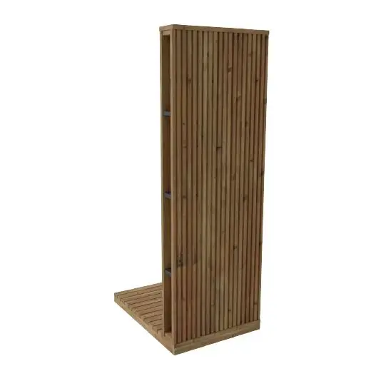 Kirami FinVision® -outdoor shower Misty high-quality design