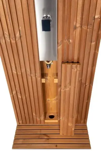 Kirami FinVision® -outdoor shower, ready-to-use module