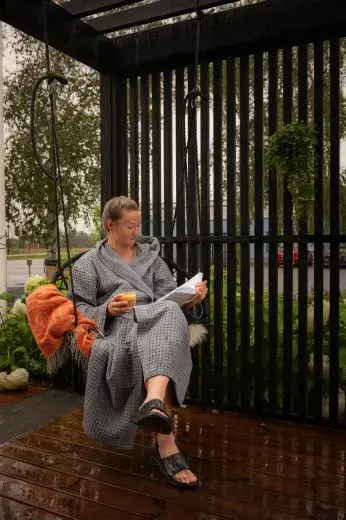 Kirami FinVision® -garden screen, for more privacy in your garden.