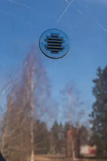 Kirami FinVision® -sauna M Zero (GlowBlack and CoralWhite)_Solarsystem model