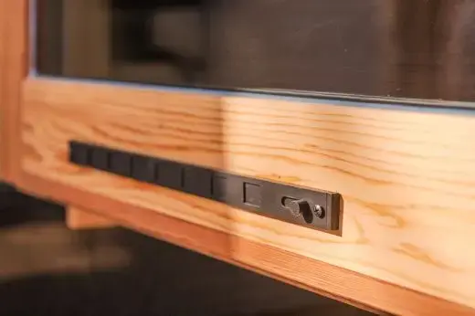 Kirami FinVision® -sauna M Zero (GlowBlack and CoralWhite)_Solarsystem model